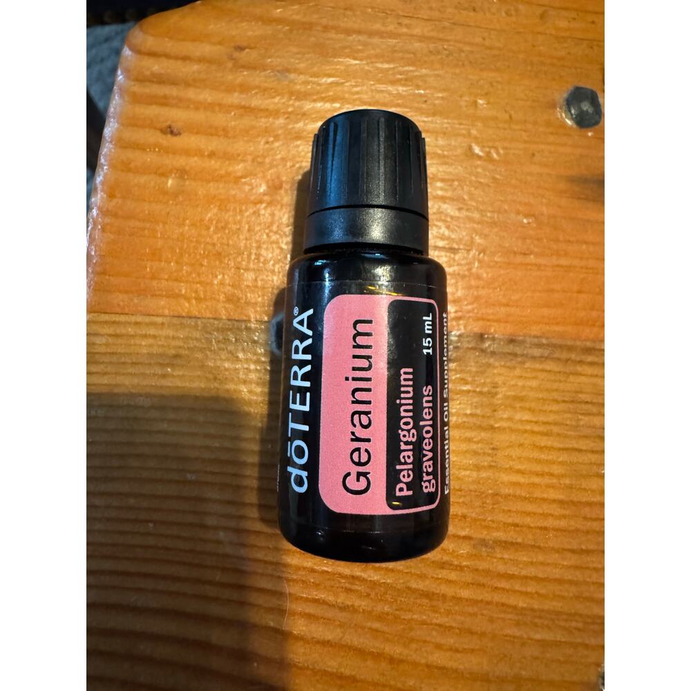 doTERRA Geranium Essential Oil 15ml - New and Sealed - Exp 10/2030